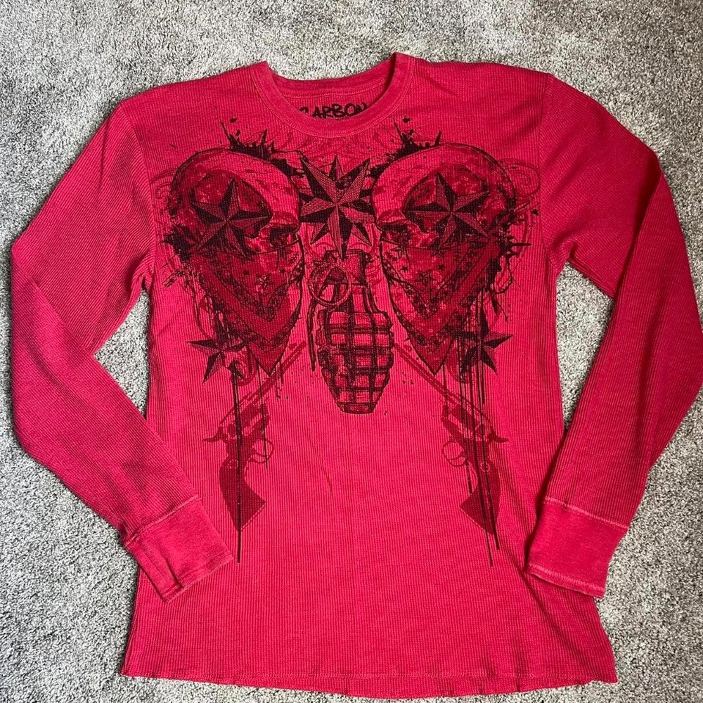 Carbon Emo thermal long sleeve shirt‼️